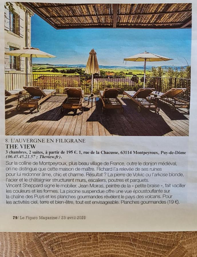 The View - Gite Mont Dore Montpeyroux  Zewnętrze zdjęcie